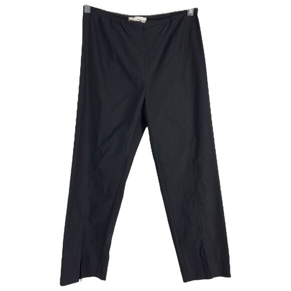 Joseph Ribkoff Pants - Joseph Ribkoff Size 8 Pants Black Elastic Waist Invisible Zip Cropped Ankle 1262